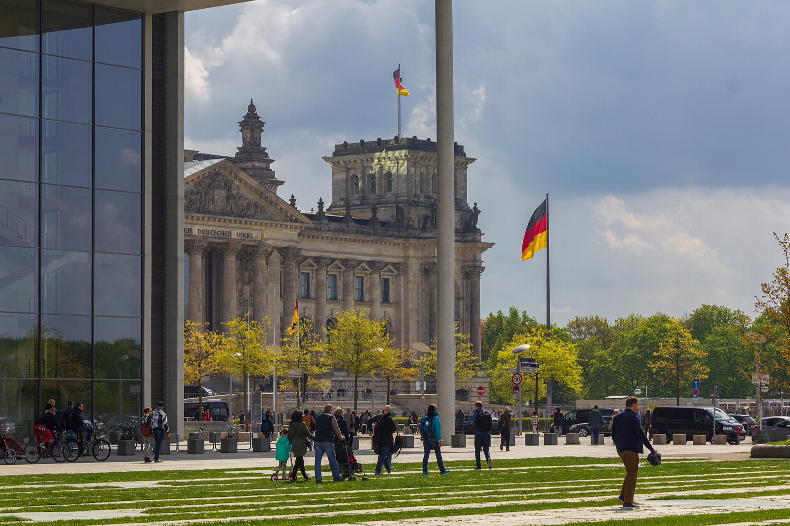 Reichstagsgebäude in Berlin, Sitz des Deutschen Bundestags